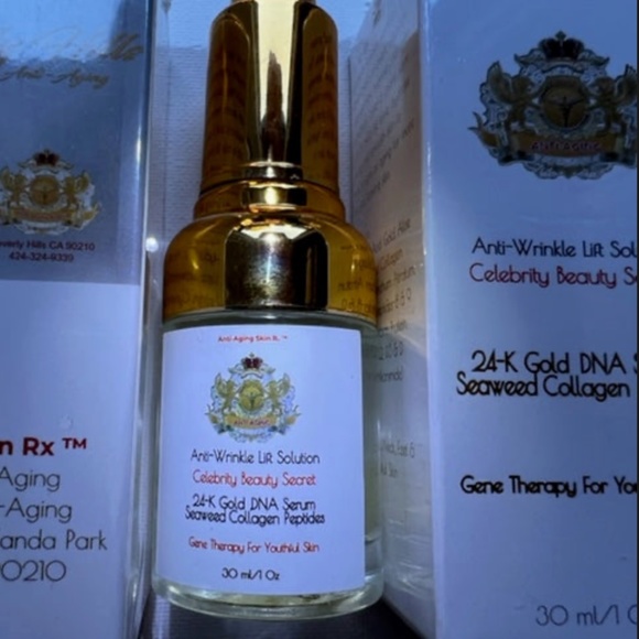Anti Wrinkle Lift Serum + 24K Gold DNA Repair Serum + Algae Collagen Peptides